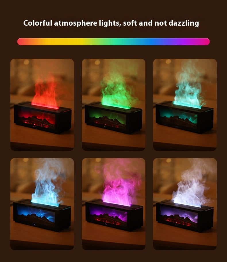 3D Flame Fireplace Diffuser-New Edition